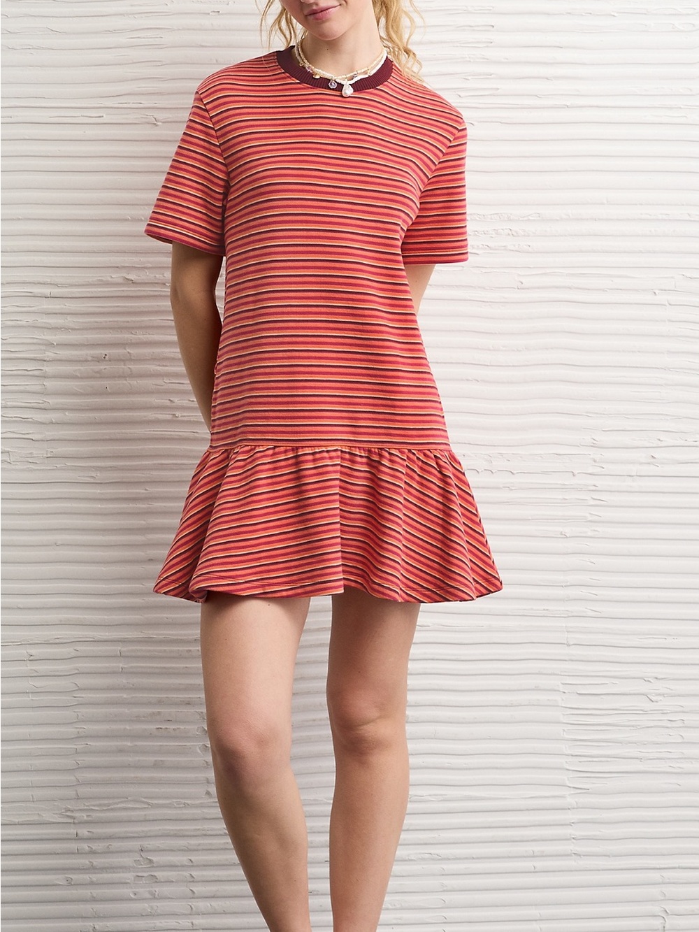 AE Drop-Waist Knit Mini Dress